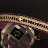 Akoya Perlen Kropfband_violett_gold